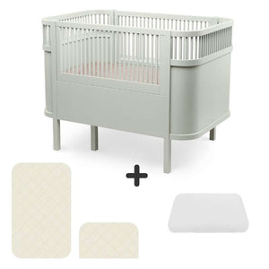 Sebra The Bed - Classic - Baby & Jr. - Mist Green - Bundle 2 