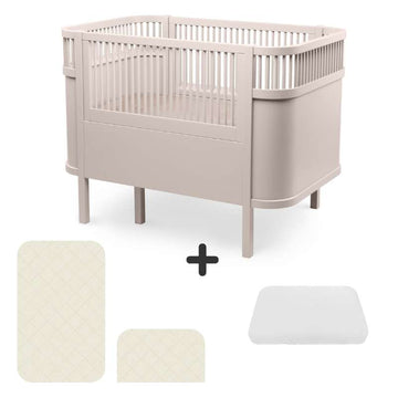 Sebra The Bed - Classic - Baby & Jr. - Birchbark Rose - Bundle 2 