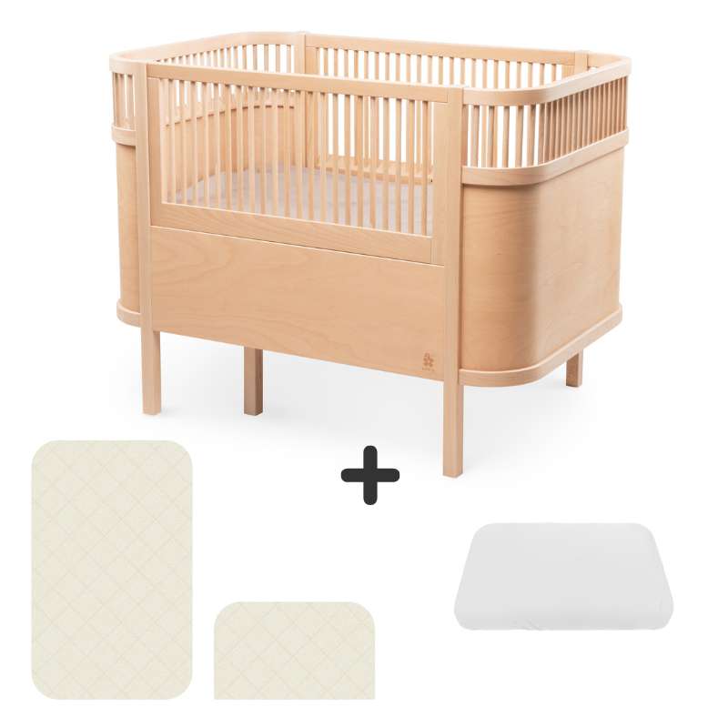 Sebra The Bed - Classic - Baby & Jr. - Wooden Edition - Bundle 2 