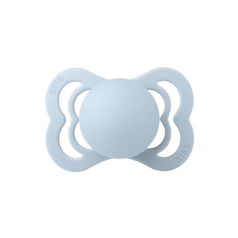 Bibs Supreme Pacifier - sz. 1 - natural rubber - Baby Blue 