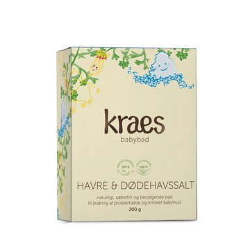 KRAES Bain pour bébé avec Avoine et Noix de Coco - 200g 