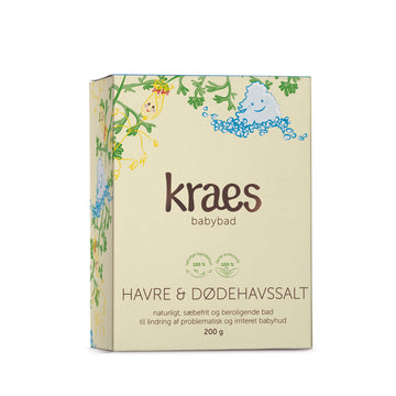 KRAES Bain pour bébé avec avoine et sel de la mer Morte - 200g 