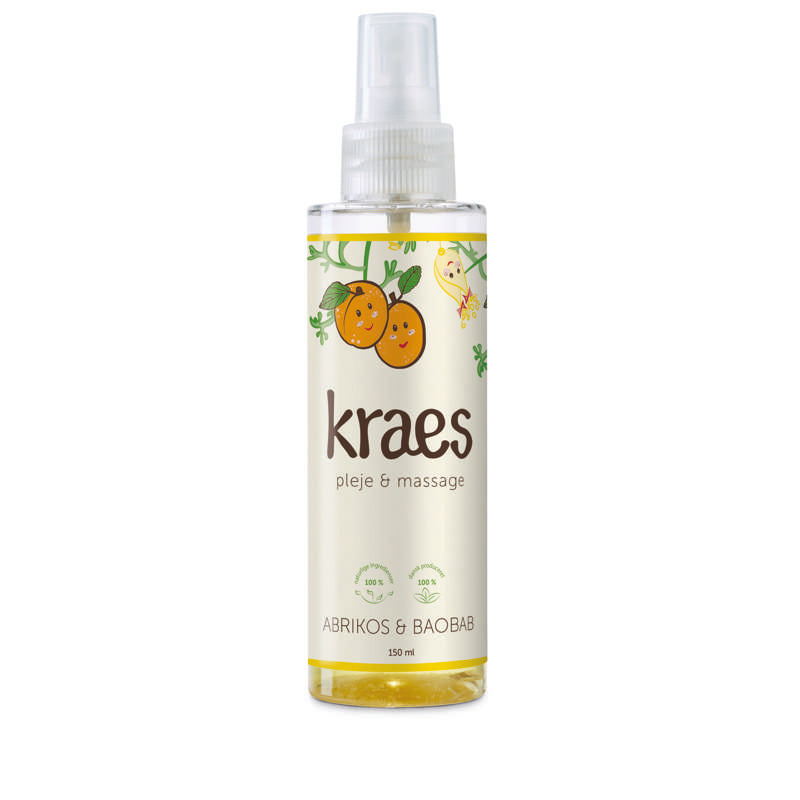 KRAES Pleie og Massasjeolje - 150ml 