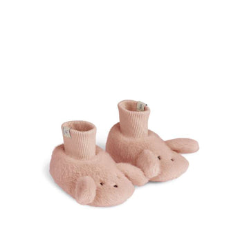 Liewood Beth Rabbit Plush Slippers - Pale Tuscany