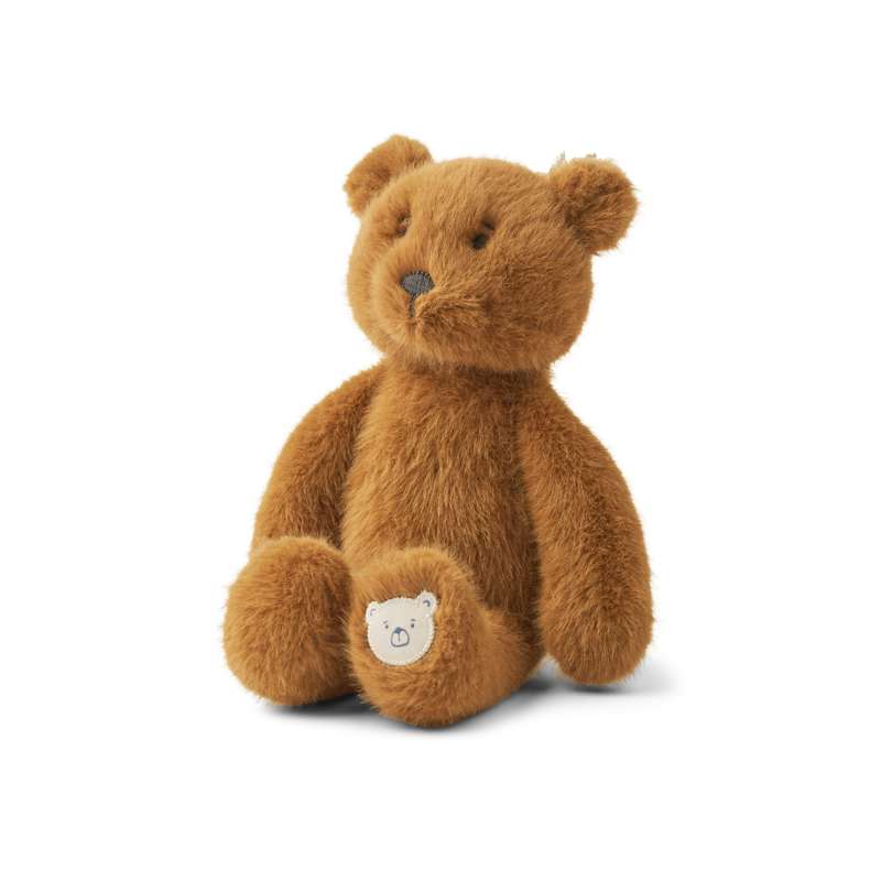 Liewood Binnie Lille Teddybamse - Urso - Caramelo Dourado 