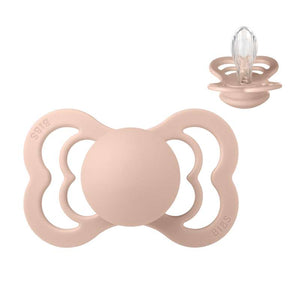 BIBS Suzeta simetrică Supreme - Măr. 2 - Silicon - Blush