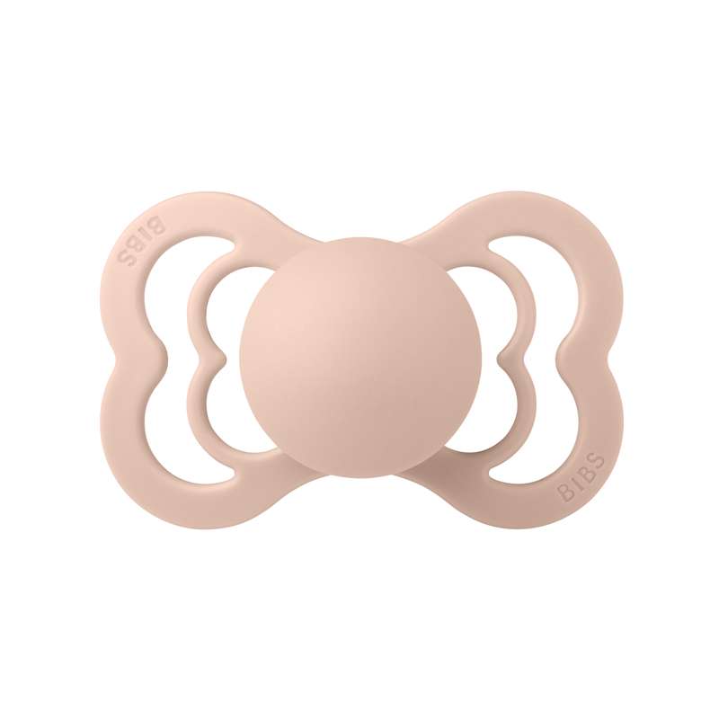 Bibs Supreme Pacifier - sz. 2 - natural rubber - Blush 