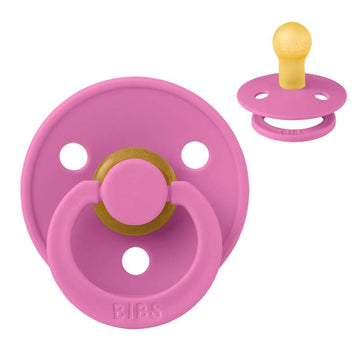 Bibs Round Colour Pacifier - sz. 1 - natural rubber - Bubblegum 