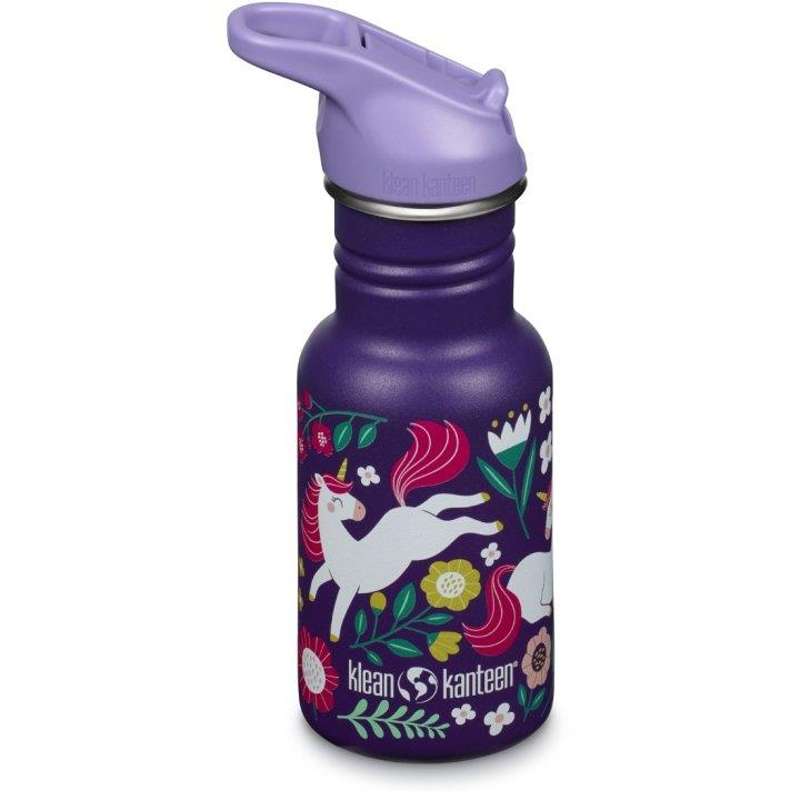 Klean Kanteen Classic Bouteille - Kid SportCap - 355ml - Licornes Sautantes 