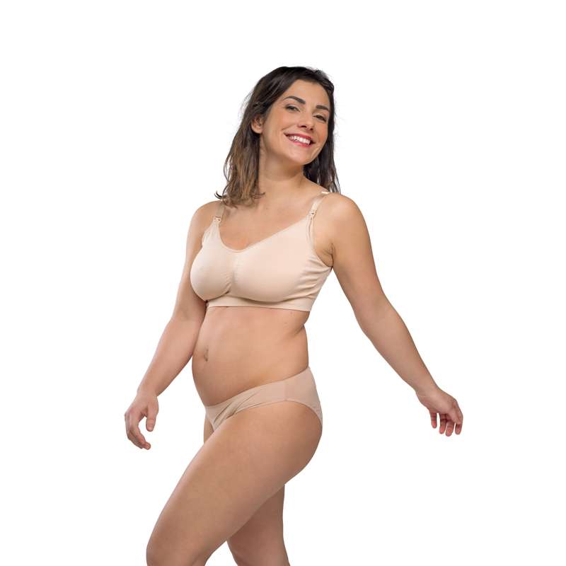 Carriwell Alkuperäinen Raskaus- ja Imetysrintaliivit - 2-pak - GRS - Beige/Musta 