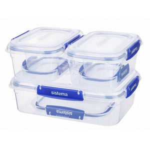 Sistema Skladování potravin - Klip It Plus - Essentials - 6-Pack - Modrá 