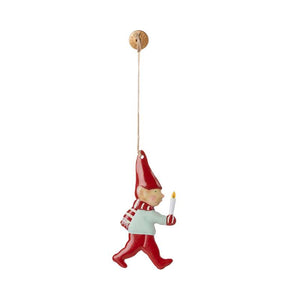 Maileg Juleornament - Metall - Nisse - Stearinlys 