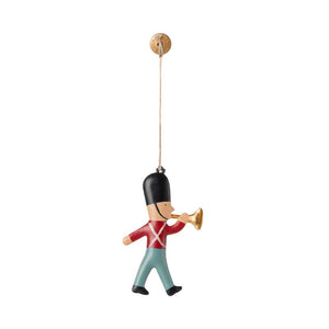 Maileg Weihnachtsornament - Metall - Garder - Trompete 
