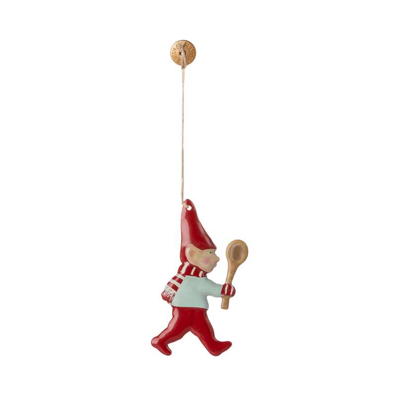 Maileg Weihnachtsornament - Metall - Wichtel - Löffel 