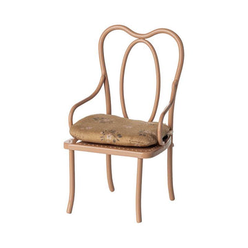 Maileg Vintage stol - Mini - Mørk Pudder 