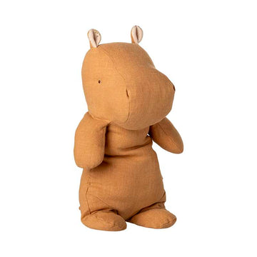 Maileg Safari Friends - Хипопотам - Среден - Меден жълт 