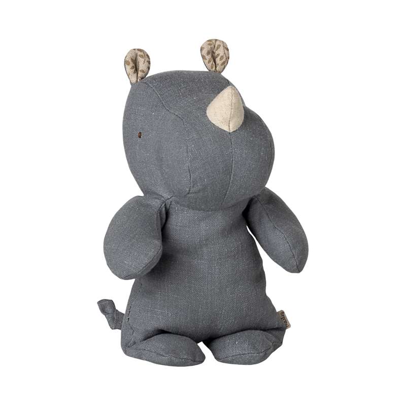 Maileg Safari Amici - Rinoceronte - Piccolo - Macchiato Blu 