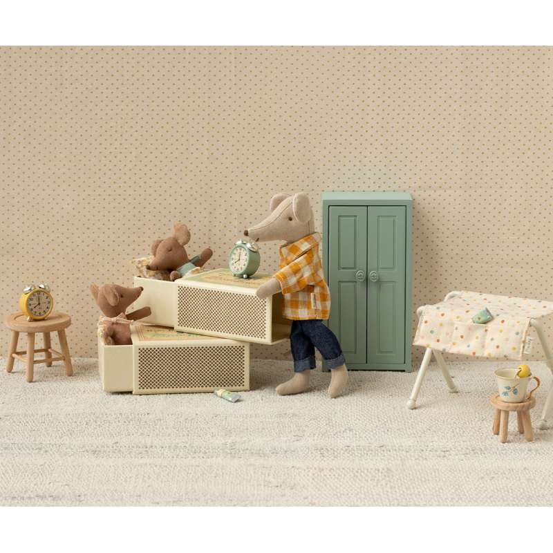 Maileg Sleepy Wakey - Baby Must in the Matchbox - Blue 