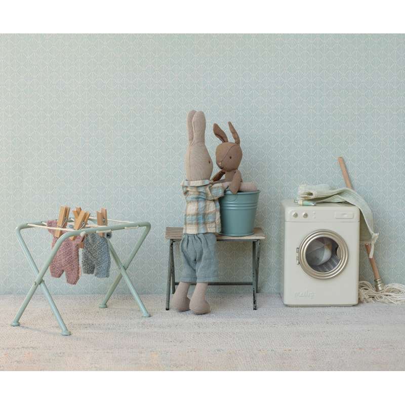 Maileg Hare - Micro - Brown - Blue 