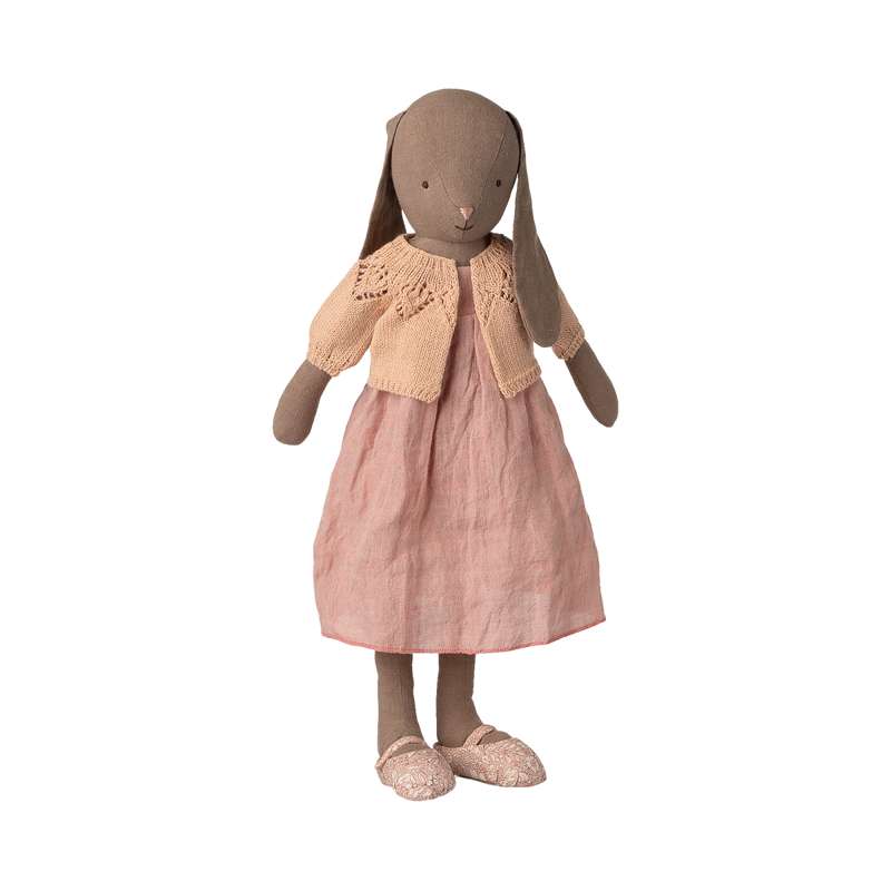 Maileg Knitted Cardigan - Size 4 - Light Pink 