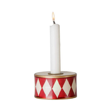 Maileg Kerzenständer - Trommel - Off White/Rot