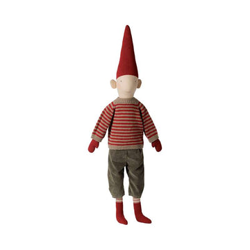Maileg Pixy - Str. 5 - Dreng - Stribet Strikket Sweater