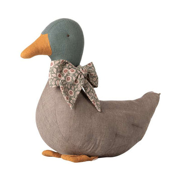 Maileg Ente m. Schleife - Grau