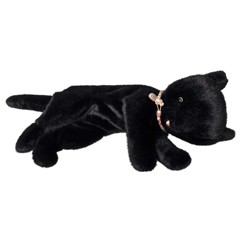 Maileg Sovende Killing i Plys - Medium - Sort