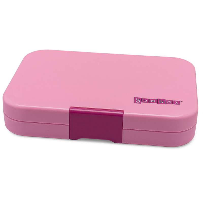 Yumbox Caixa de almoço - Tapas XL - 4 compartimentos - Capri Pink/Rainbow 