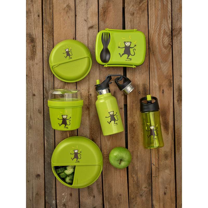 Carl Oscar Lunchbox mit Kühlelement - Affe - Limette 