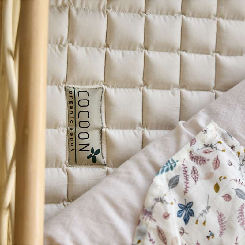 Cocoon Company Matratze für Babybett - Kapok - 60x120 