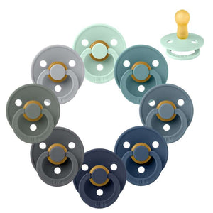 Bibs Rund Colour Schnuller - bundle - 8 Stück - Gr. 2 - Brechende Wellen 