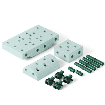 MODU Curiosity Kit de construction - Océan Mint/Vert forêt 