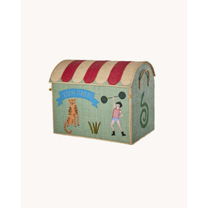 RICE Raffia Varastotalo - Huvi- ja teemapuisto - Suuri - Sininen/Vihreä 