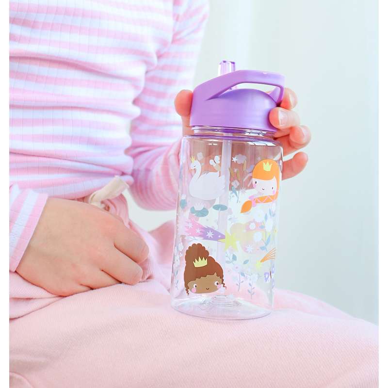 A Little Lovely Company Water bottle - Princesses 