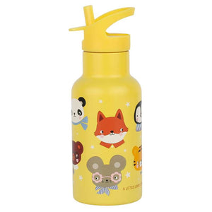 A Little Lovely Company Μπουκάλι νερού - 350ml - Φίλοι των ζώων 