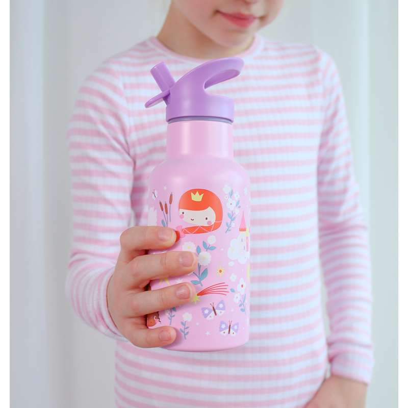 A Little Lovely Company Termiczny stalowy bidon - 350 ml - Księżniczki 