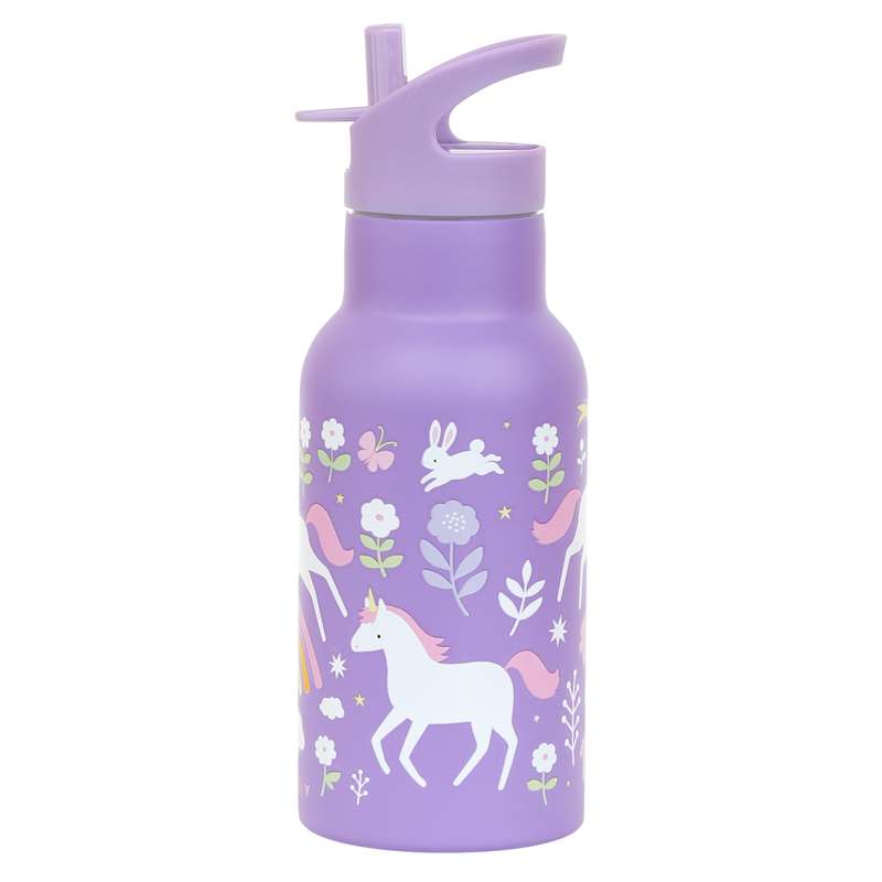 A Little Lovely Company Staaldruppelfles - 350ml - Unicorn Dromen 