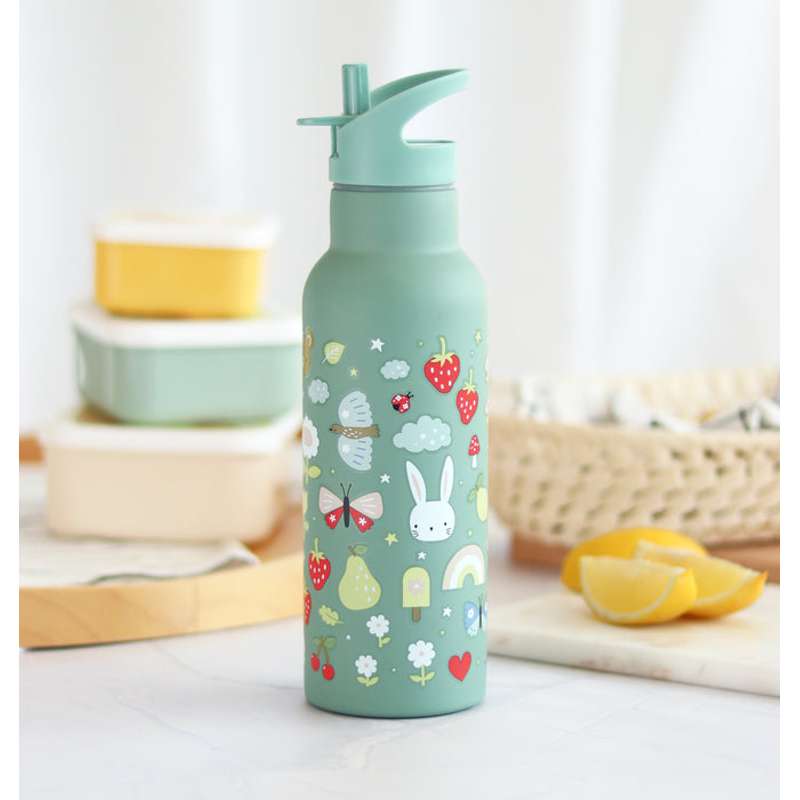 A Little Lovely Company Sticlă termică XL - 500 ml. - Joy 