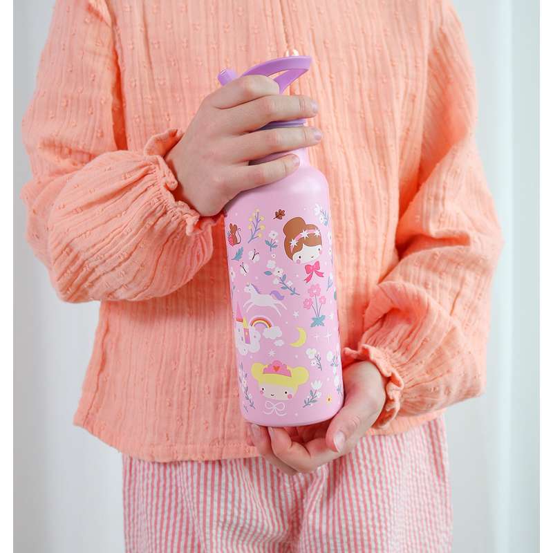 A Little Lovely Company Termofľaša z nehrdzavejúcej ocele - XL - 500 ml - Princezné 