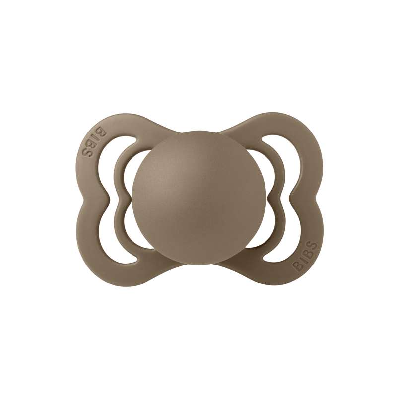 Bibs Supreme Pacifier - sz. 1 - natural rubber - Dark Oak 