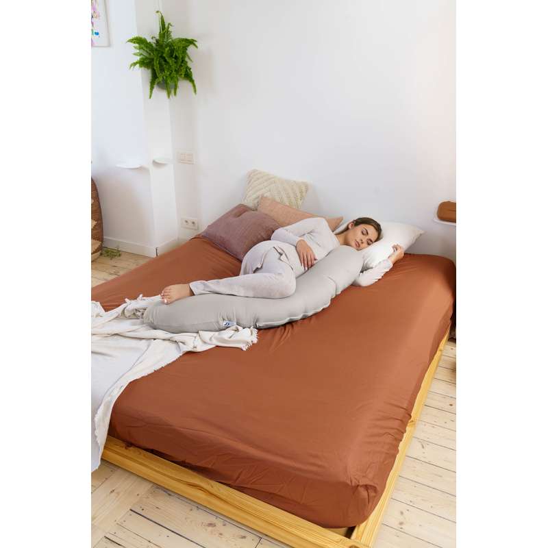 Doomoo Coussin d'allaitement - Grossesse - Sand 