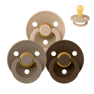 Bibs Rund Colour Schnuller - bundle - 3 Stück - Gr. 1 - Down to Earth 