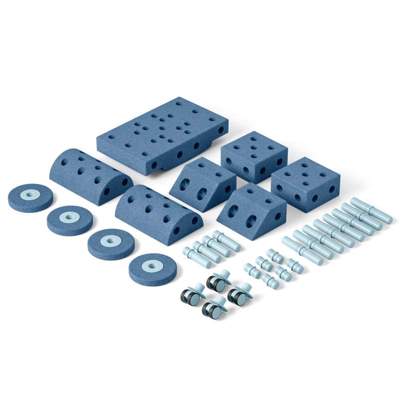 MODU Dreamer Building Set - Deep Blue/Sky Blue 