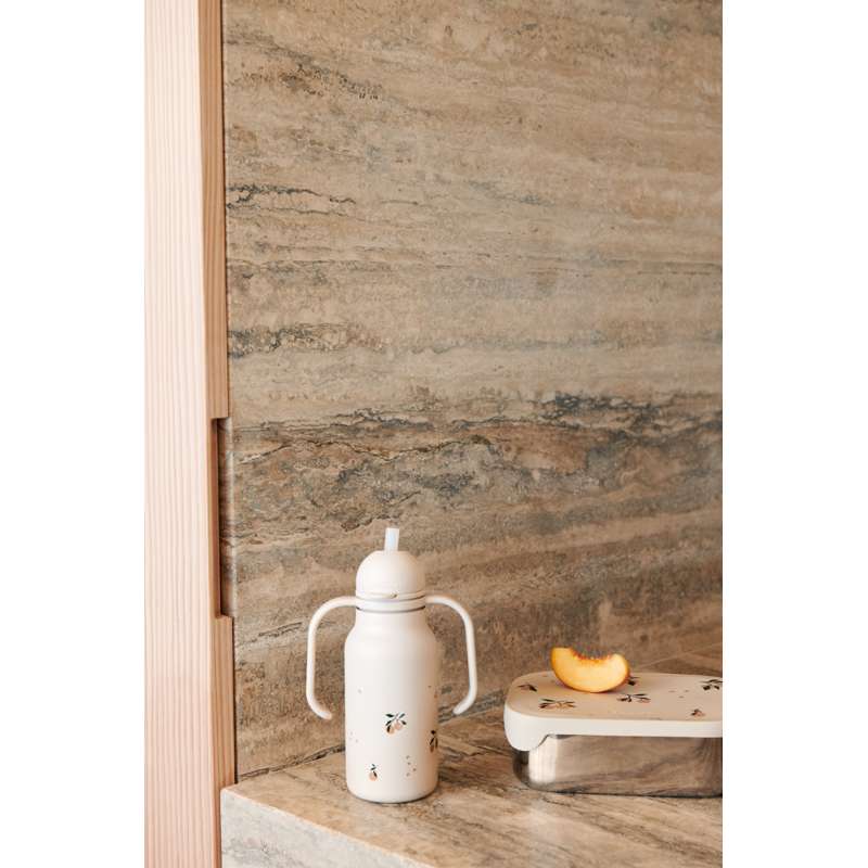 Liewood Артър Руминдделт Кутия за храна - Стомана/Силикон - Праскова/Смес от морски черупки 