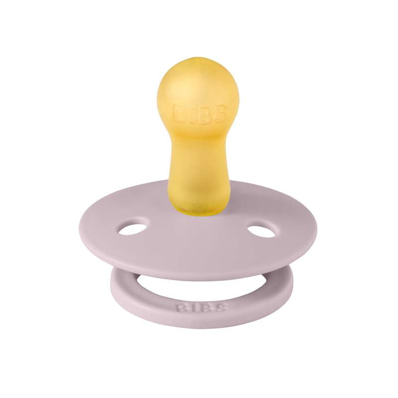 Succhietto Bibs Rotondo Colour - tg. 2 - gomma naturale - Lilla Sfumato 
