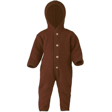 Engel Natur Tuta/Tuta da guida con cappuccio - Melange di cannella 
