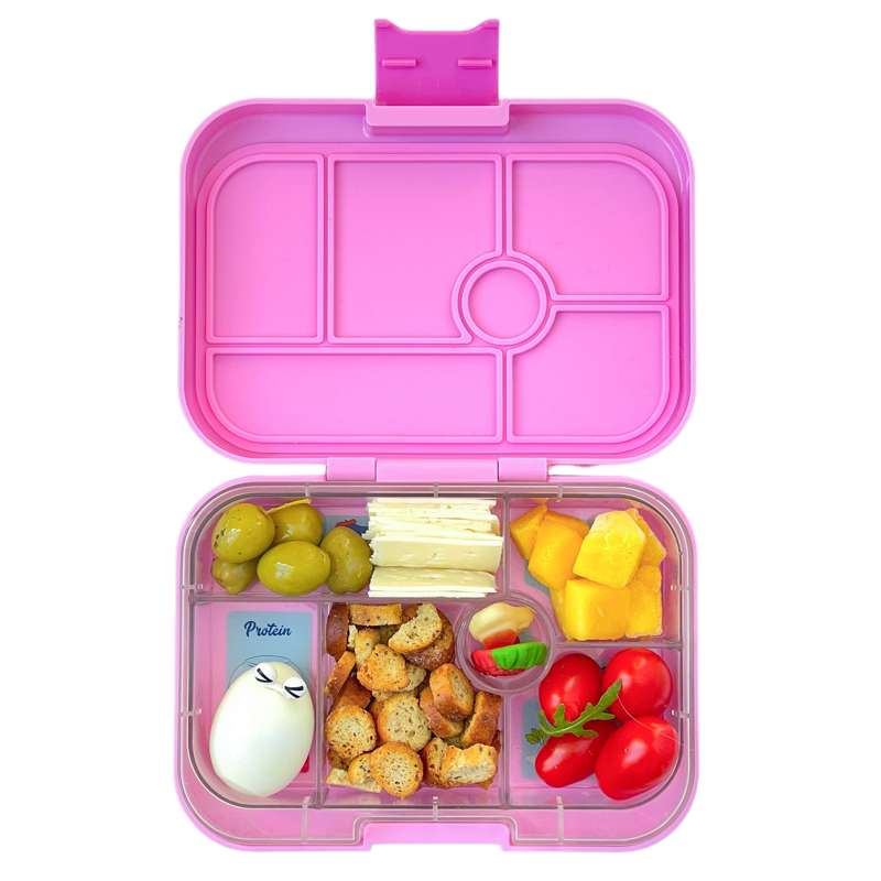Yumbox Boîte à lunch - Originale - 6 compartiments - Power Pink/Paris 