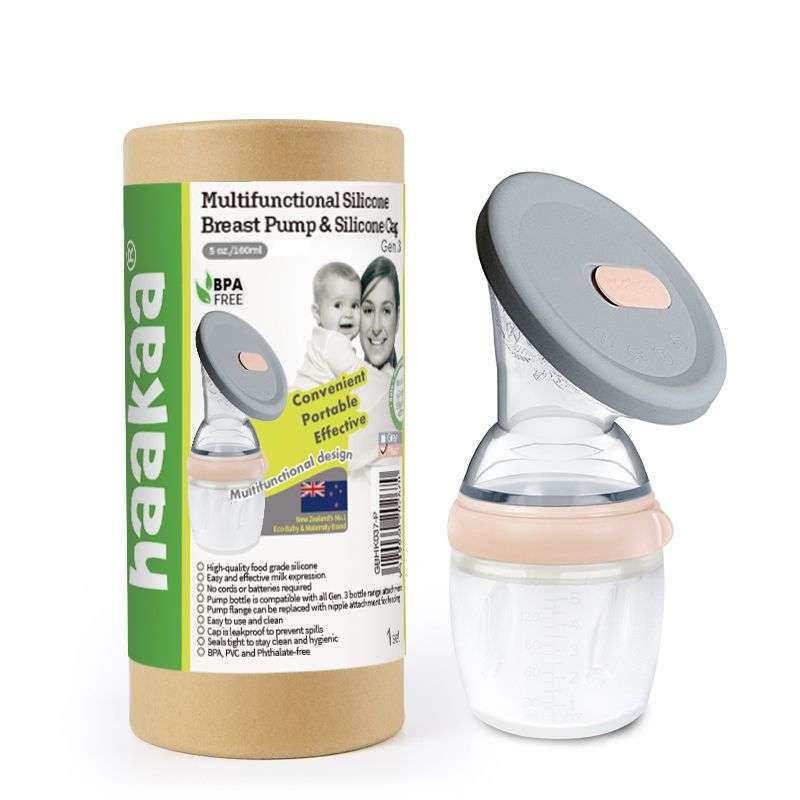 Haakaa Extractor de leche multifuncional con tapa - 160 ml 