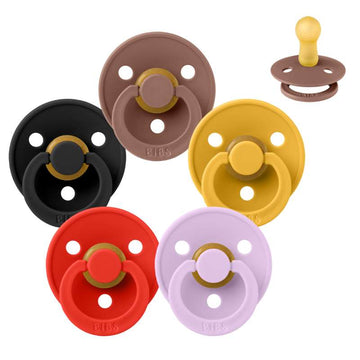 Bibs Кръгъл Colour Биберон - bundle - 5 бр. - р-р 2 - Честит Хелоуин 